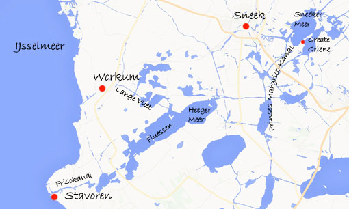 Karte Frieslandtörn